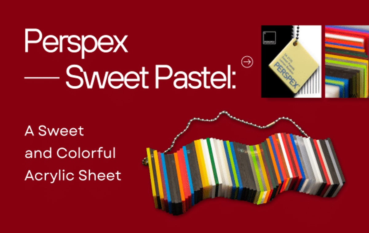 Perspex Sweet Pastel: A Sweet and Colourful Acrylic Sheet
