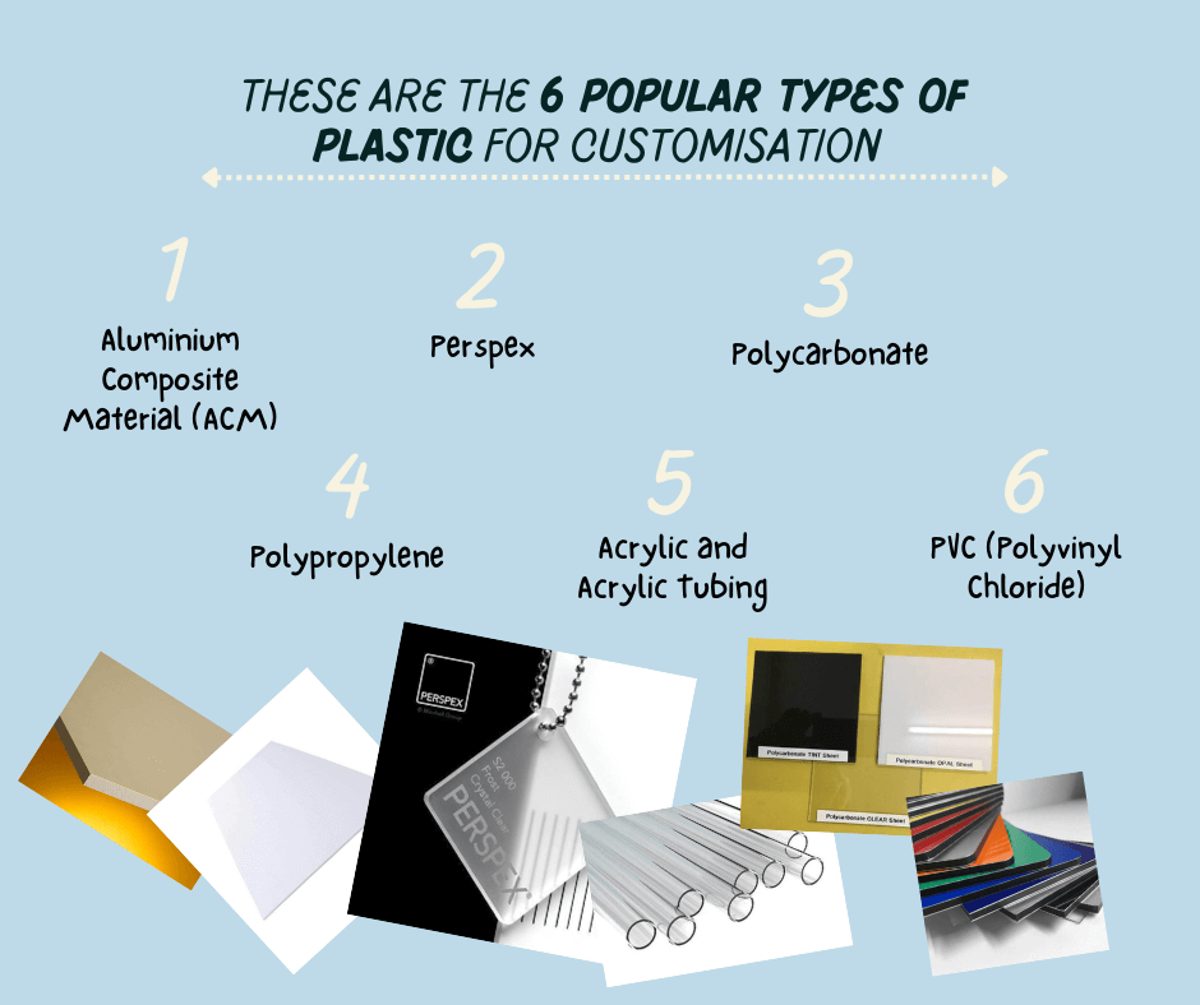 The World of Customisable Plastics: 6 Popular Types of Plastic for Customisation