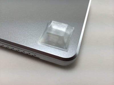 Self Adhesive Bump On Protectors 20.6mm sq x 7.6mm ( Clear )
