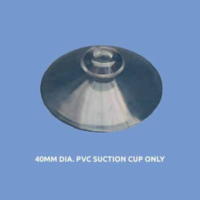 40mm dia. PVC suction cup only