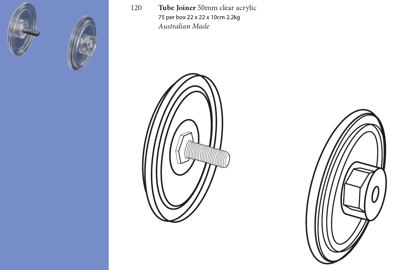 Tube Joiner 1 1/2" or 2"