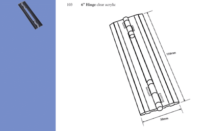 6" Hinge