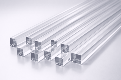 Acrylic Clear Square Rod