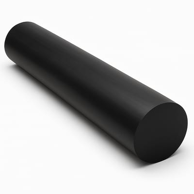 Acetal Black Rod 100mm O/D x 1000mm