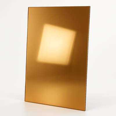 3mm amber mirror acrylic sheet, 2440 × 1220 mm