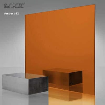 3mm Acrylic EuroMir Amber 2440x1220