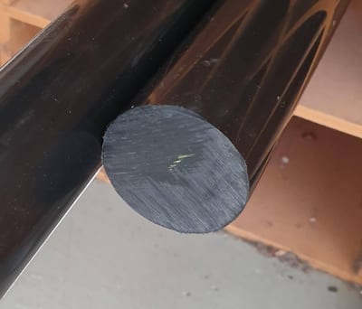 Nylon Black Rod 100mm O/D x 1000mm