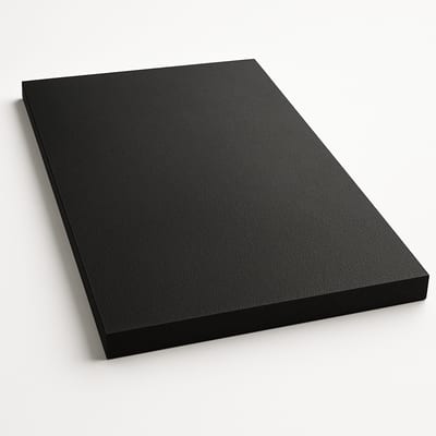 Uniboard ECO PP Foam Sheet Black Textured 10mm 2440x1220