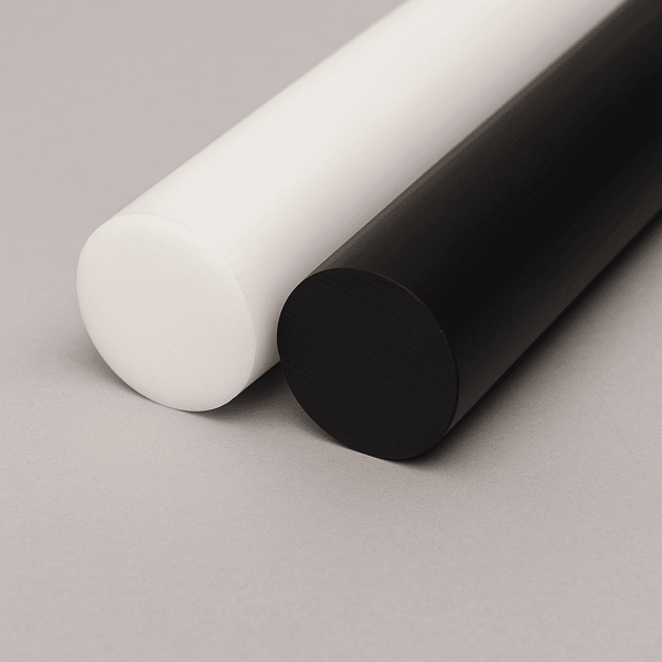 HDPE Natural Rod 10mm O/D x 1000mm