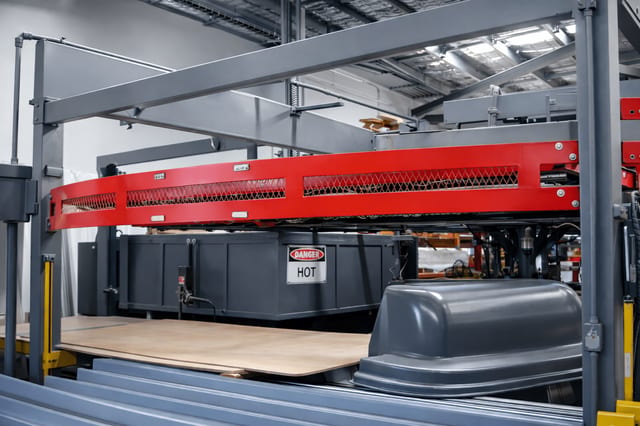 plastic online vacuum forming machine large